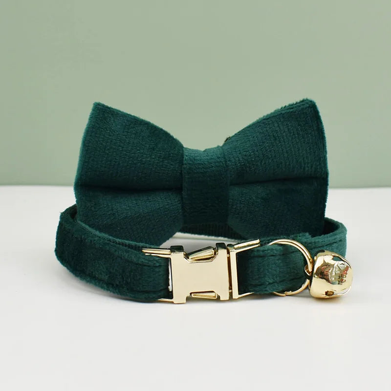 Velvet Cat Collar – Elegant, Soft & Comfortable