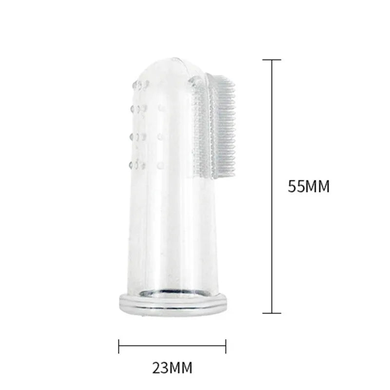 Silicone Fingertips Toothbrushes for Cats and Dogs