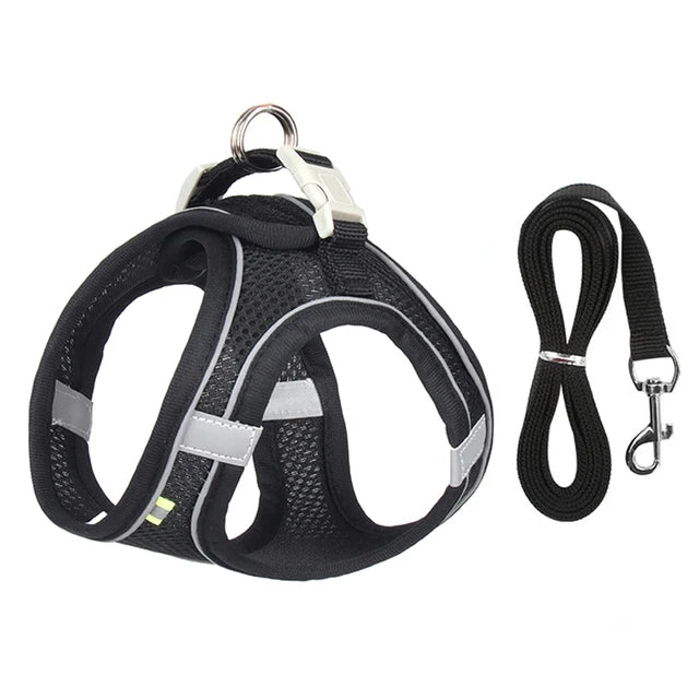 Cat and Dog Reflective Harness Vest – Secure & Comfortable Outdoor Adventure