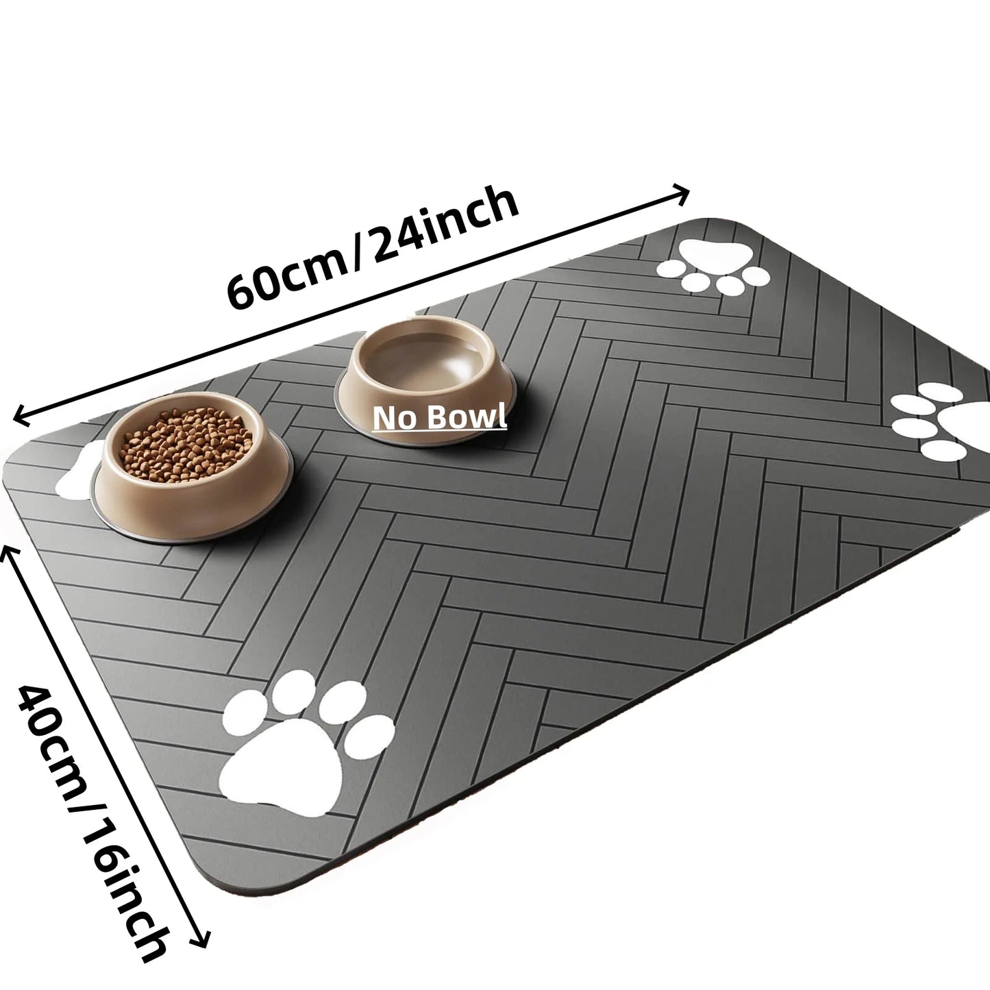 Absorbent Pet Feeding Mat – Keep Your Floors Clean & Dry