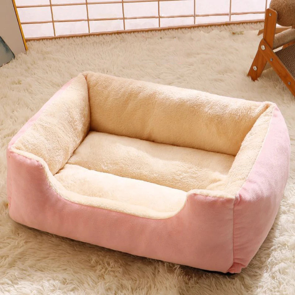 Cozy Pet Bed – Soft Cushions for Kittens & Dogs