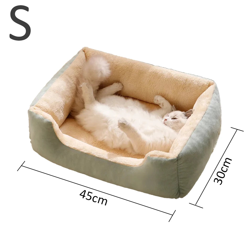 Cozy Pet Bed – Soft Cushions for Kittens & Dogs