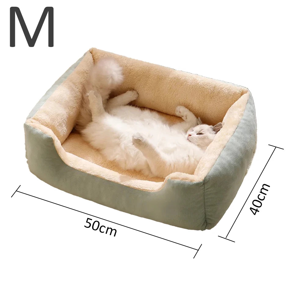 Cozy Pet Bed – Soft Cushions for Kittens & Dogs