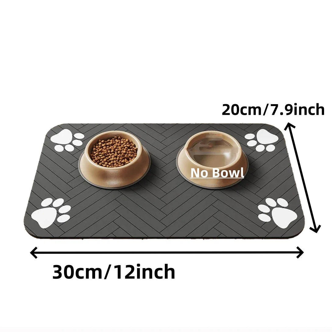 Absorbent Pet Feeding Mat – Keep Your Floors Clean & Dry