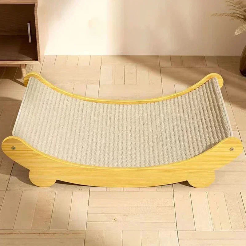 Wooden Cat Scratching Pad & Bed – Multi-Functional Comfort & Play