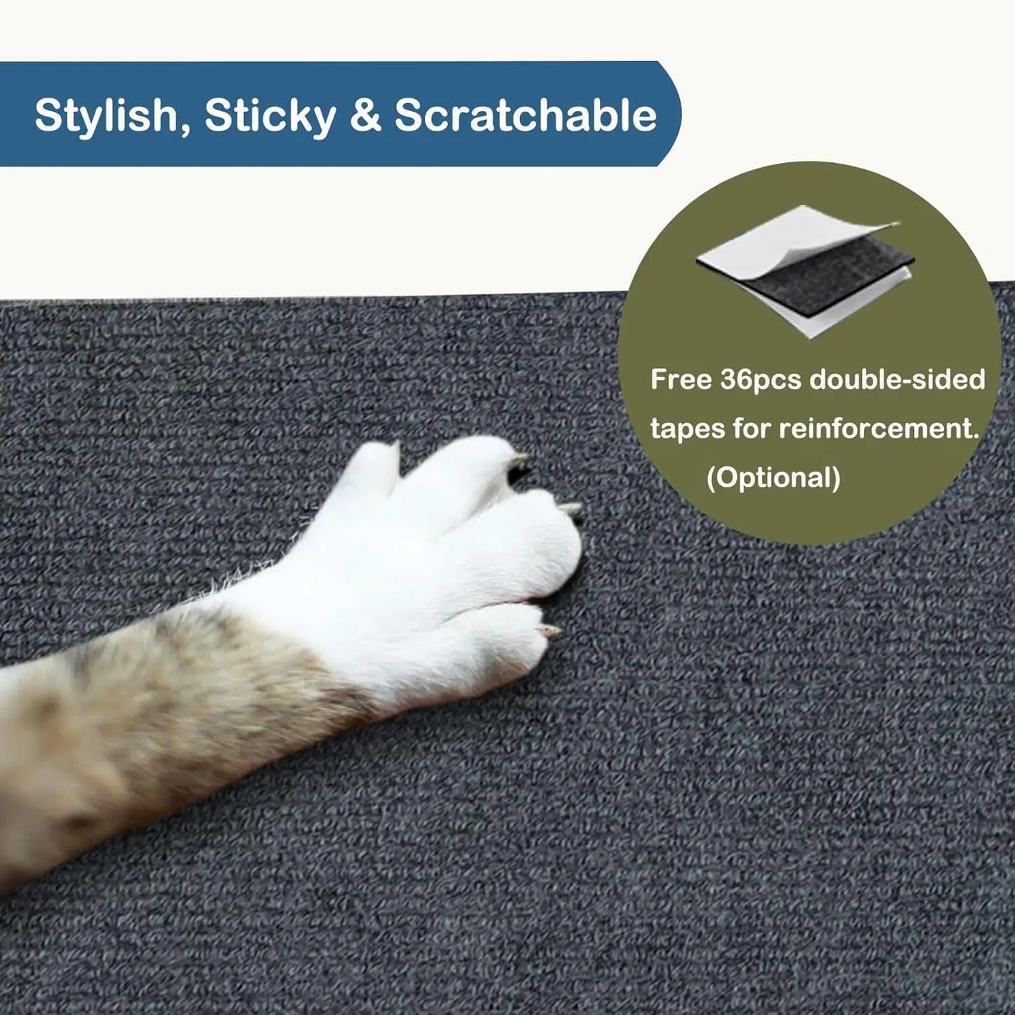 Self-Adhesive Anti-Scratch Protector for Sofas & Walls