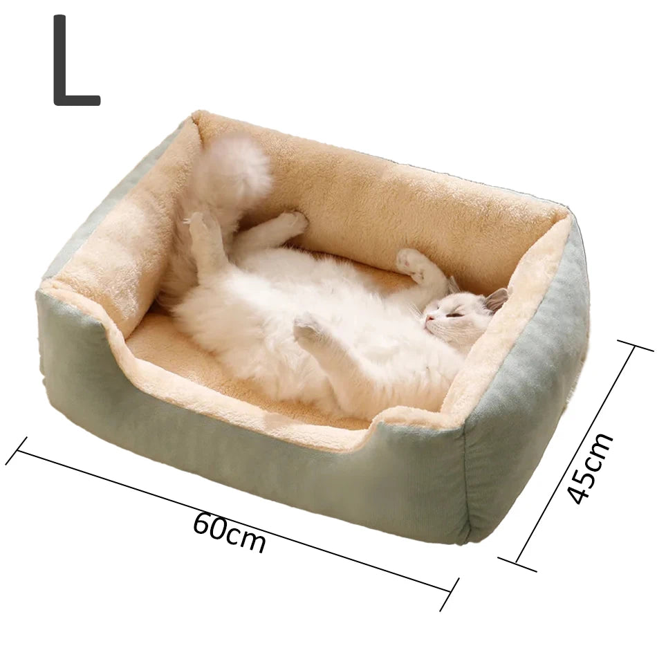 Cozy Pet Bed – Soft Cushions for Kittens & Dogs