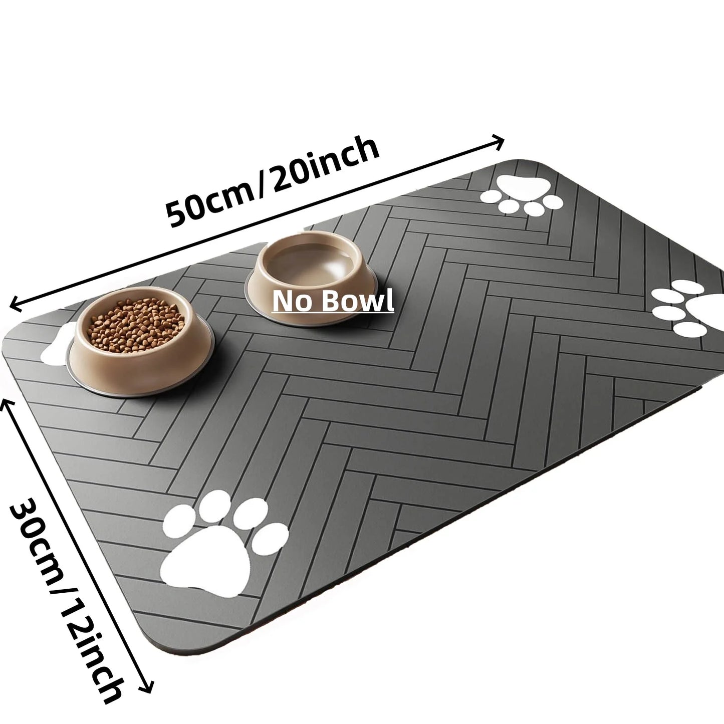 Absorbent Pet Feeding Mat – Keep Your Floors Clean & Dry