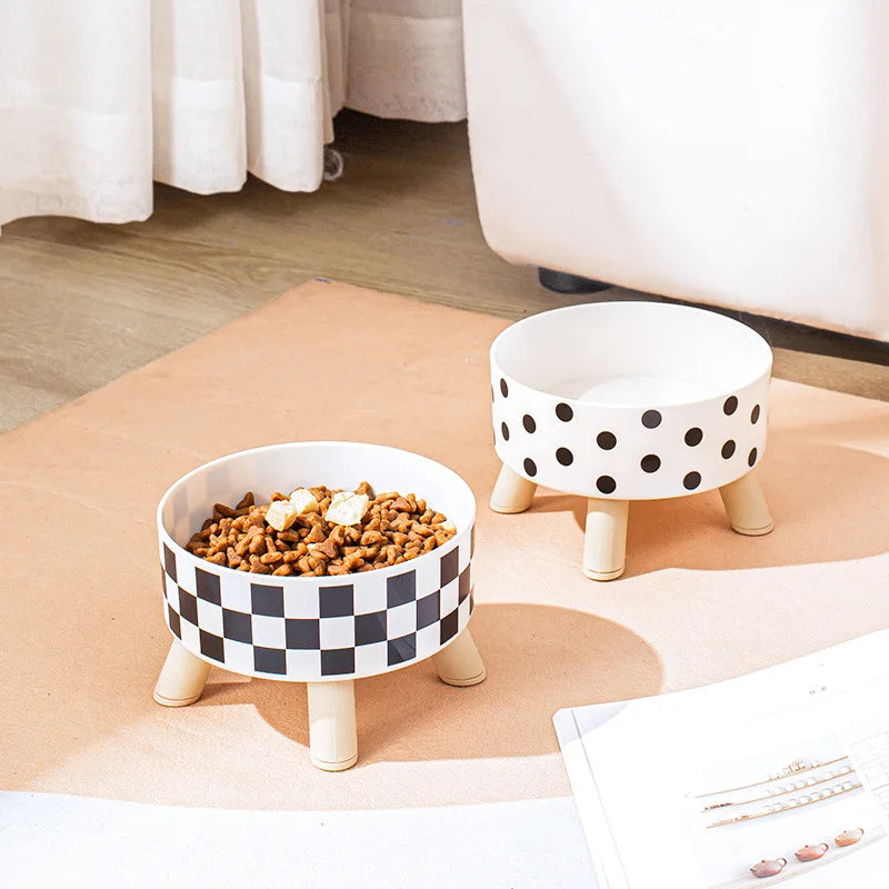 High-Footed Cat & Dog Bowl – Comfortable & Spacious Feeding